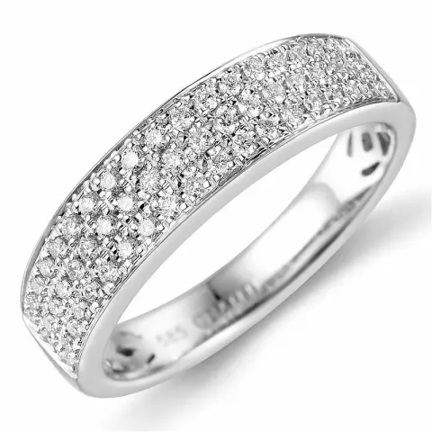 Diamant ring i 14 karat vitguld 0,31 ct