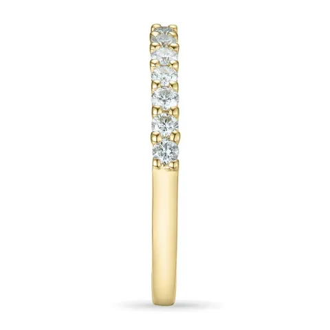 smal briljantring i 14 karat guld 0,207 ct