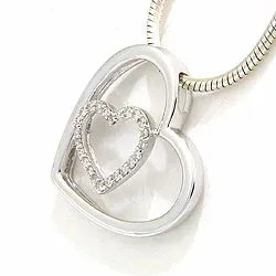 diamantberlocker i 14 carat vitguld 0,12 ct