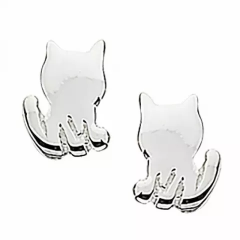 Scrouples katter örhängen i silver