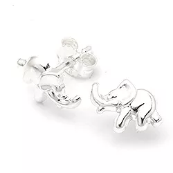 Scrouples elefant örhängen i silver