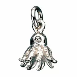 Blank Scrouples bläckfisk hängen i silver