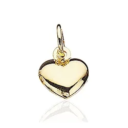 Scrouples hjärta hängen i förgyllt silver