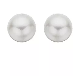 7 mm Scrouples runda pärla örhängen i silver