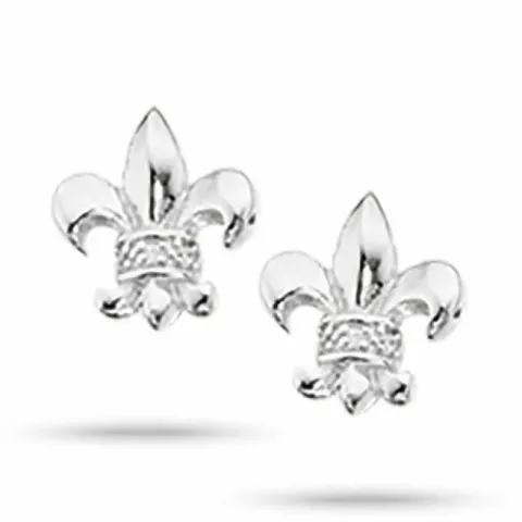 Scrouples örhängen i silver vita zirkoner