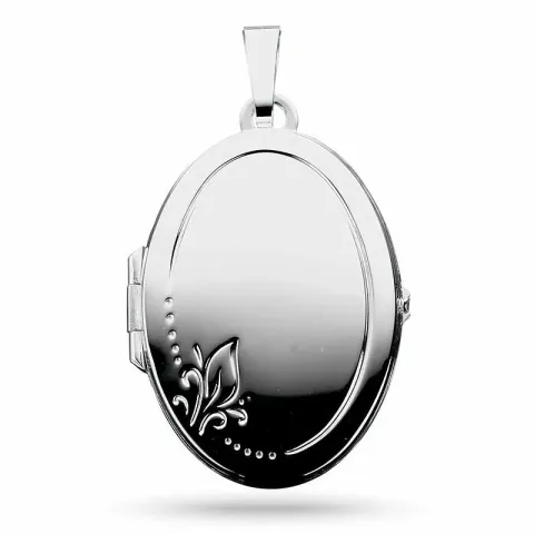 Scrouples medaljong i silver