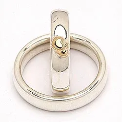 Scrouples vigselsringe i silver och vanl. guld