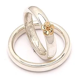 Scrouples vigselsringe i silver och vanl. guld