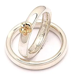 Scrouples vigselsringe i silver och vanl. guld