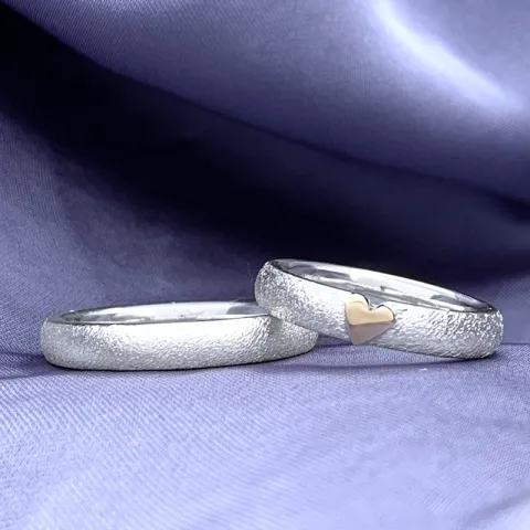 Scrouples vigselsringe i silver och vanl. guld