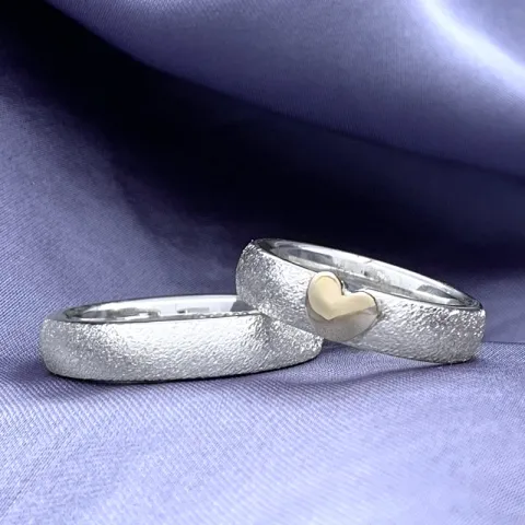 Scrouples vigselsringe i silver och vanl. guld