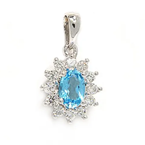 Rosettberlock i 14 carat vitguld 0,26 ct 0,60 ct