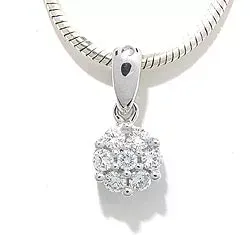 beställningsvare - hängen i 14 carat vitguld 0,27 ct