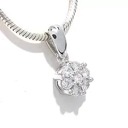 beställningsvare - hängen i 14 carat vitguld 0,27 ct