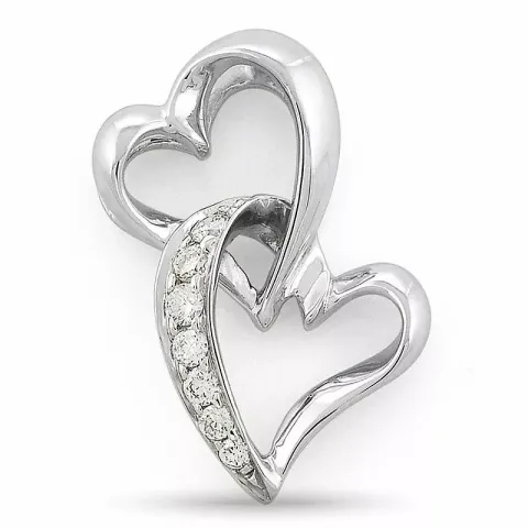 diamantberlocker i 14  carat vitguld 0,07 ct