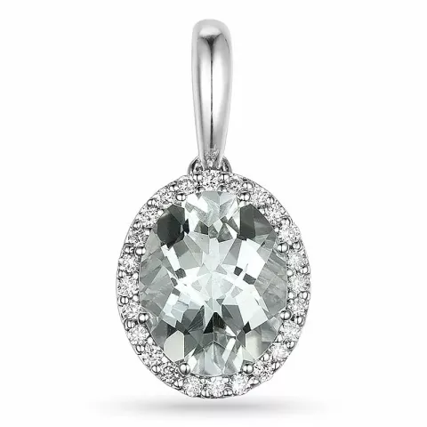 diamant hängen i 14 carat vitguld 0,12 ct 2,00 ct