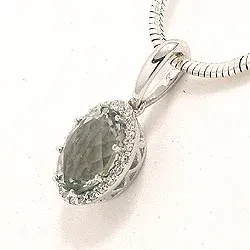 diamant hängen i 14 carat vitguld 0,12 ct 2,00 ct