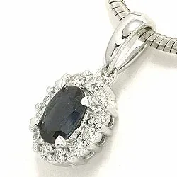 rosettberlock i 14 carat vitguld 0,22 ct 0,65 ct