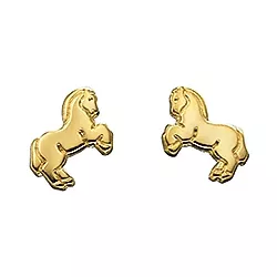 Aagaard hästar örhängen i 8 karat guld