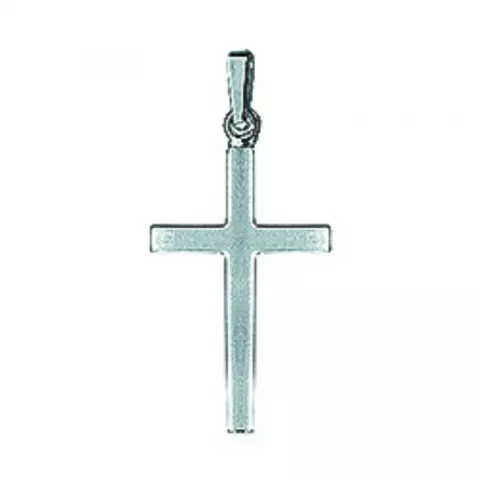 16 x 24,5 mm Aagaard kors hängen i silver