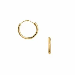 10 mm Aagaard creol i 8 karat guld