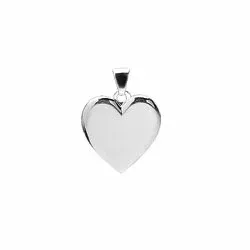 13 x 11,5 mm Aagaard hjärta hängen i silver