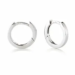 11 mm Aagaard creol i rhodinerat silver