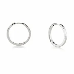 17 mm Aagaard creol i rhodinerat silver