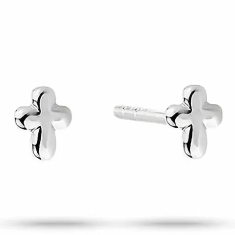 Små Aagaard kors örhängen i silver