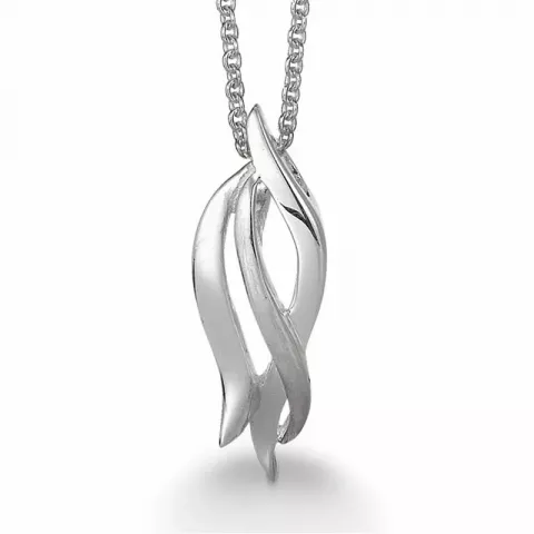 Elegant Aagaard silver hängen med halskedja i silver
