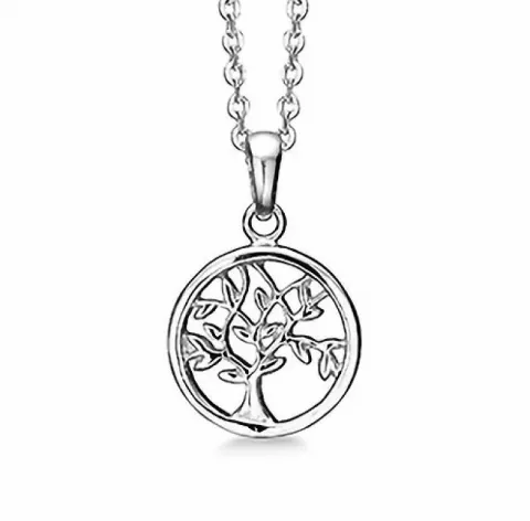 13 mm aagaard livets träd hängen med halskedja i silver