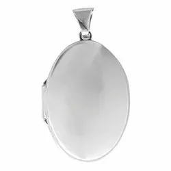 Blank Aagaard oval medaljong i silver