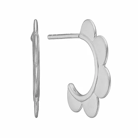 Aagaard blomma örhängen i silver