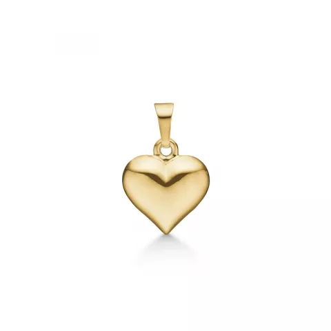 10 x 10 mm Støvring Design hjärta hängen i 8 karat guld