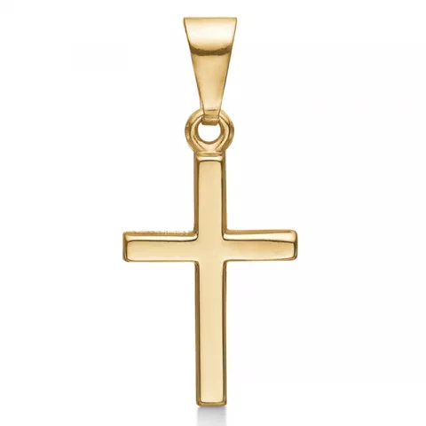 10 x 14 mm Støvring Design kors hängen i 8 karat guld