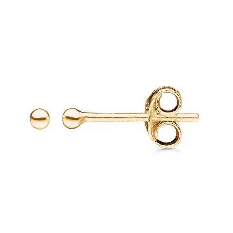 2 mm Støvring Design kula örhängen i 8 karat guld