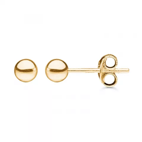 4 mm Støvring Design kula örhängen i 8 karat guld