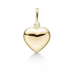 Støvring Design hjärta hängen i 8 karat guld