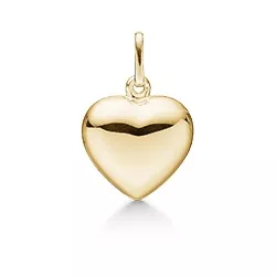 Støvring Design hjärta hängen i 8 karat guld
