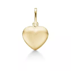 Elegant Støvring Design hjärta hängen i 8 karat guld