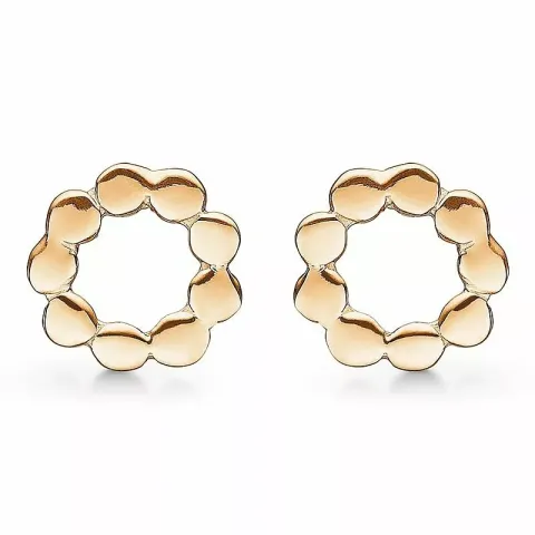 Støvring Design örhängen i förgyllt silver