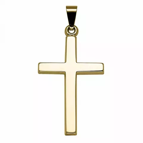 16 x 24,5 mm Støvring Design kors hängen i 14 karat guld