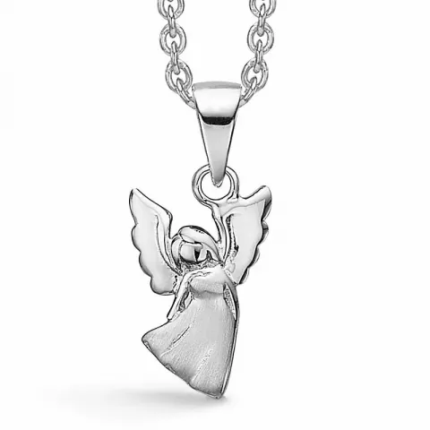 Støvring Design ängel halskedja med berlocker i silver