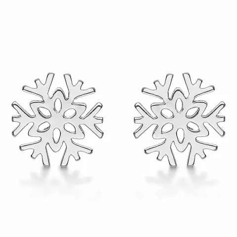 Støvring Design snöflinga örhängen i silver