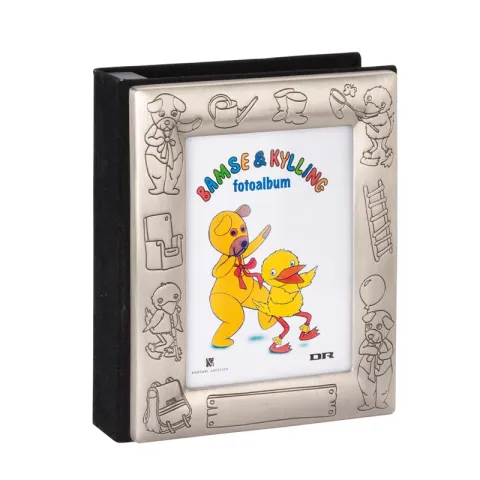 Dopgåvor: Bamse och Kylling fotoalbum i förtennad  modell: 250-76602