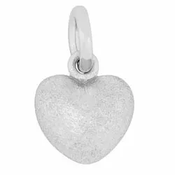 Elegant Siersbøl hjärta hängen i silver