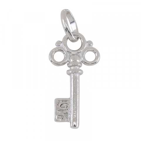 Siersbøl nyckel hängen i silver