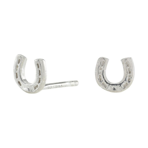 Siersbøl hästsko örhängen i silver