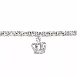 Siersbøl krona armband i silver