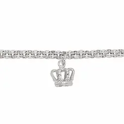 Siersbøl krona armband i silver